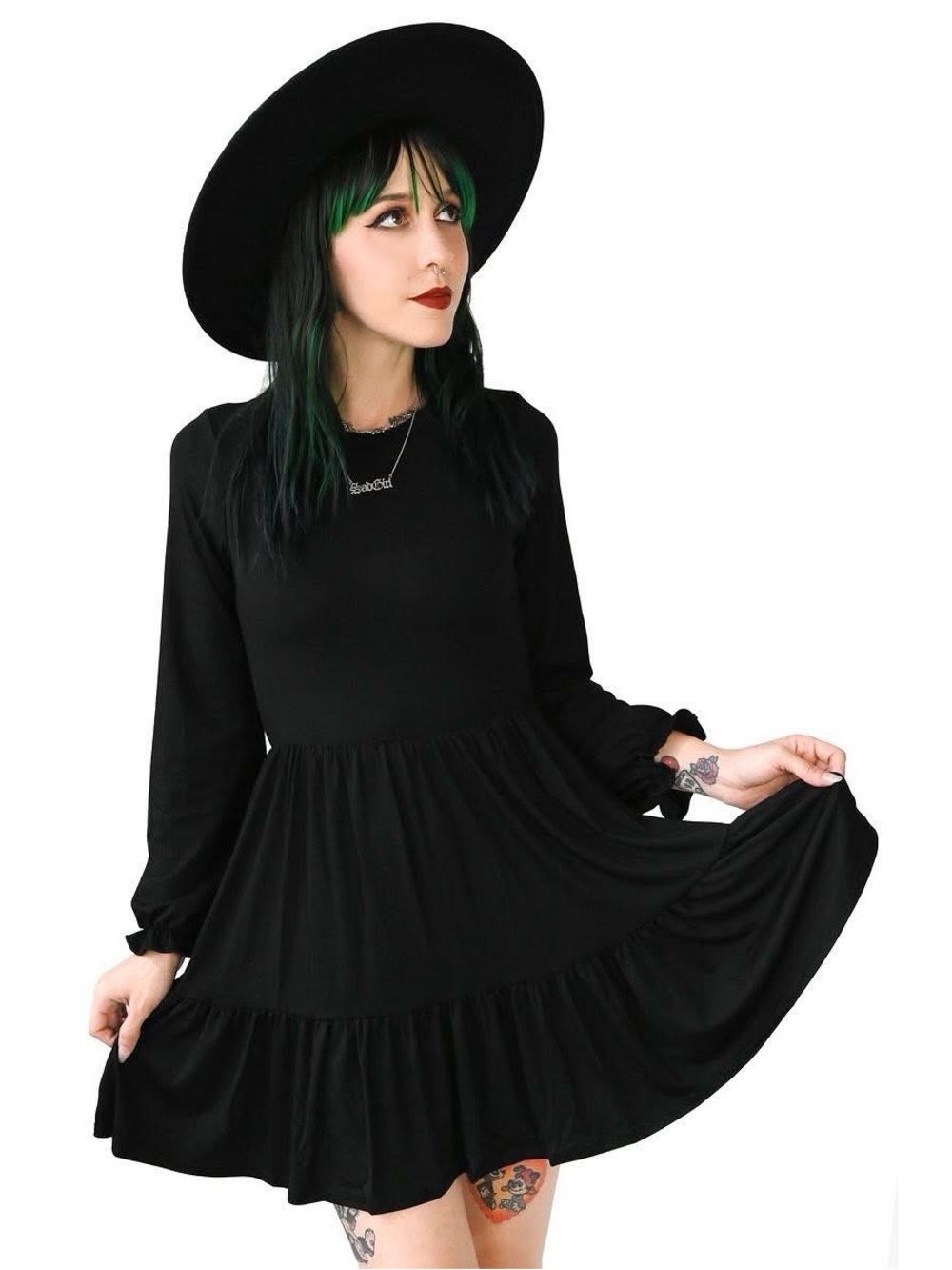 RARE FOXBLOOD Sabrina Dress - goth alt punk whimsygoth dark